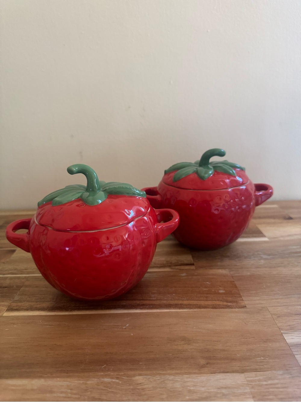 Le Creuset Red Stoneware Mini Cocotte